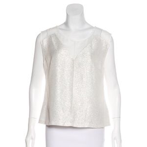 ROBERTO RODRIGUEZ NWT S Winter metallic top